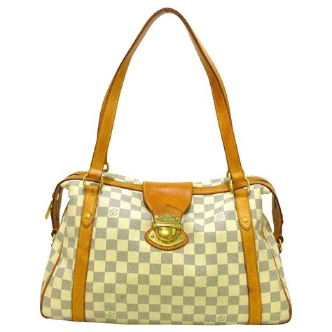 louis vuitton damier azur stresa pm bag white blue|LOUIS VUITTON Damier Azur Stresa PM.